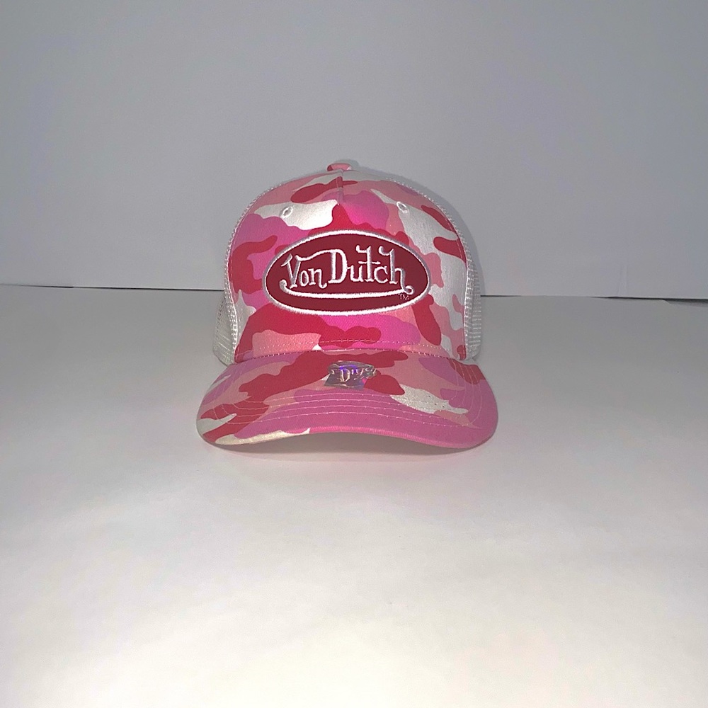 Pink Camo Von Dutch hat RARE!!